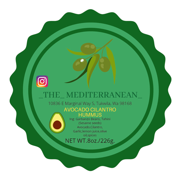 Avocado Cilantro Hummus